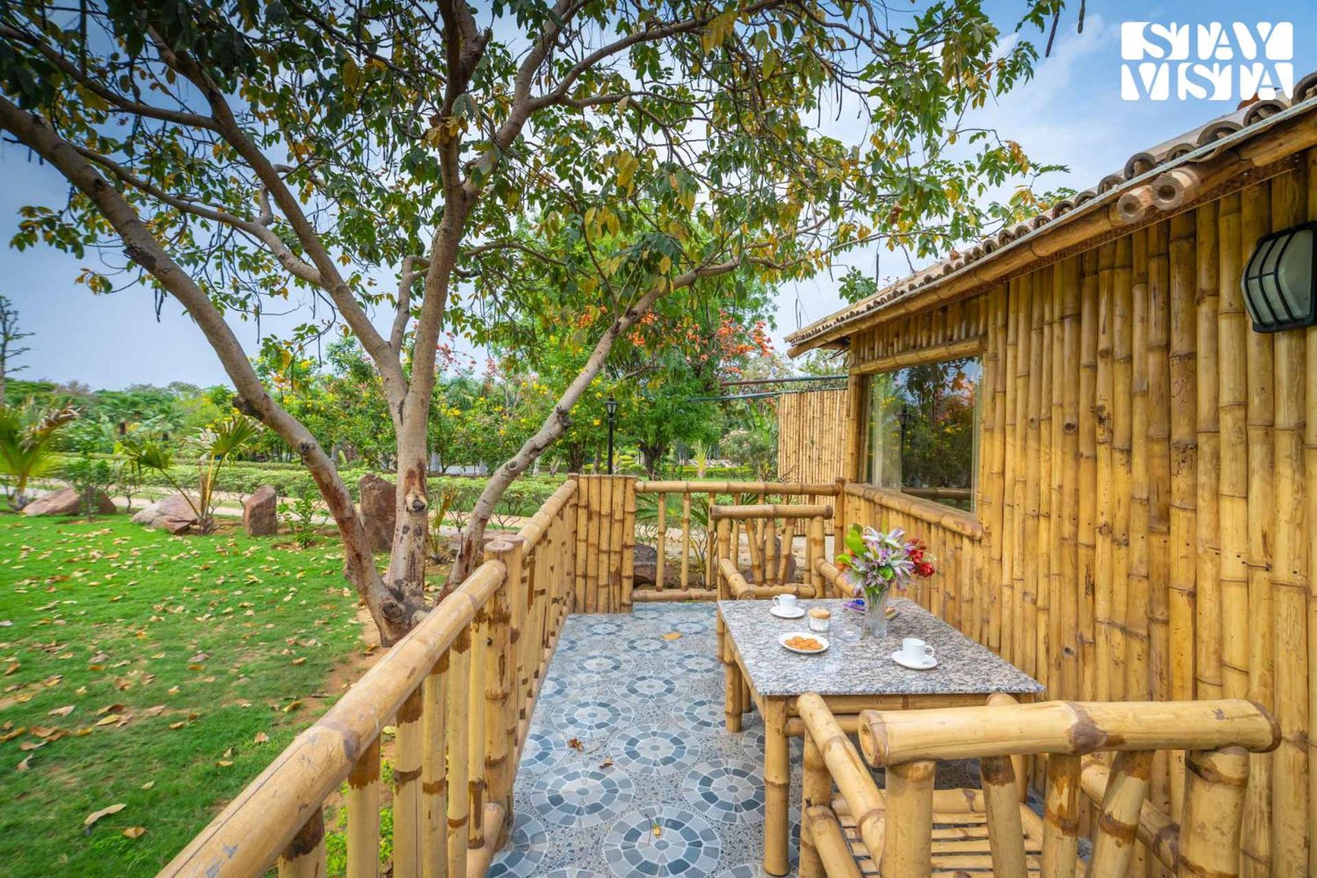 Stayvista At Maple Farms With Pool, Bbq & Bonfire Sohna Bagian luar foto