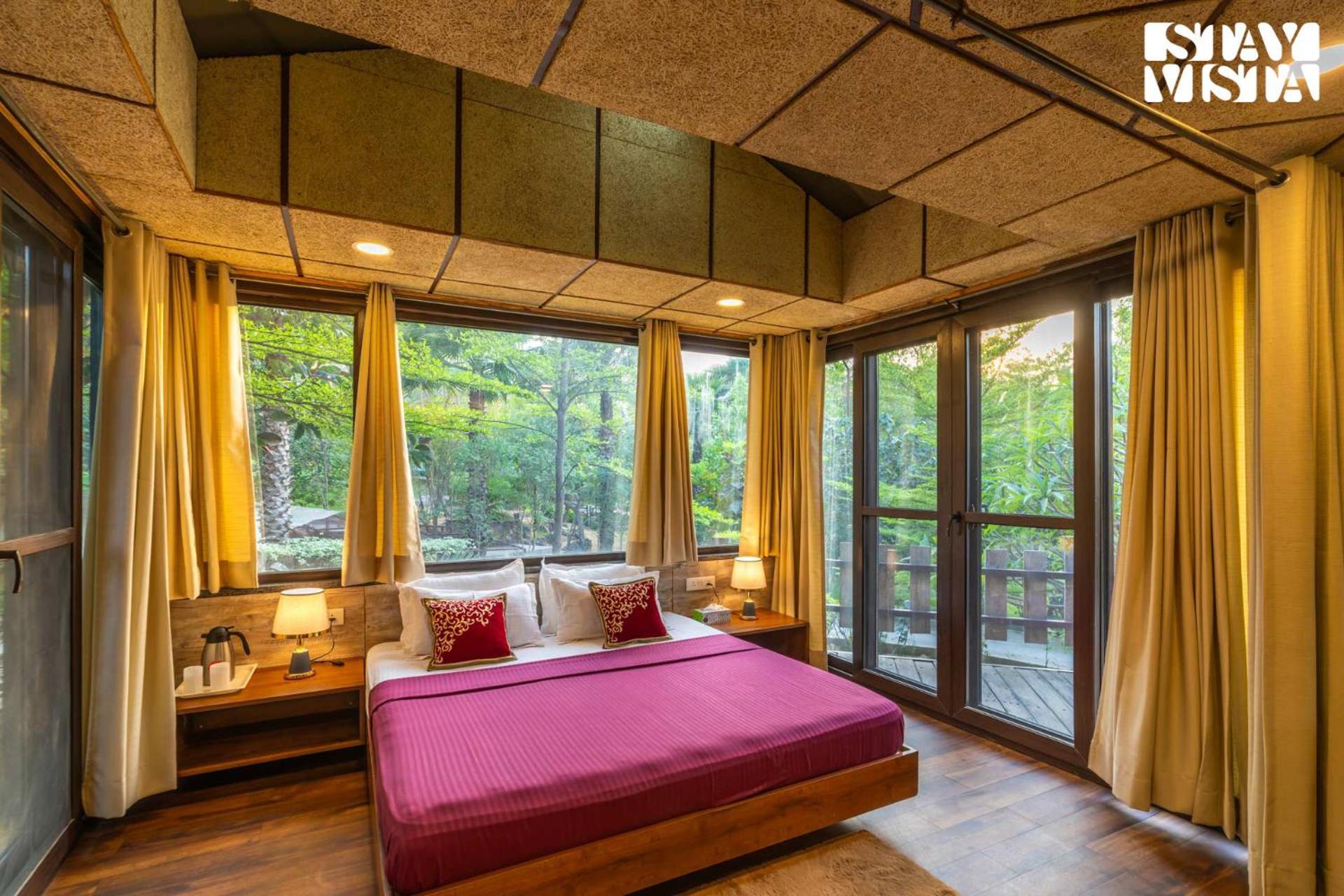 Stayvista At Maple Farms With Pool, Bbq & Bonfire Sohna Bagian luar foto